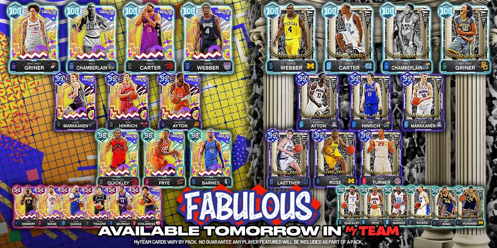 DavidMurphyStan's tweet photo. RT @NBA2KMyTEAM: Looking for more Fabulous players? 👀

Take a look at the cards dropping tomorrow https://t.co/3MFmX6CkgF