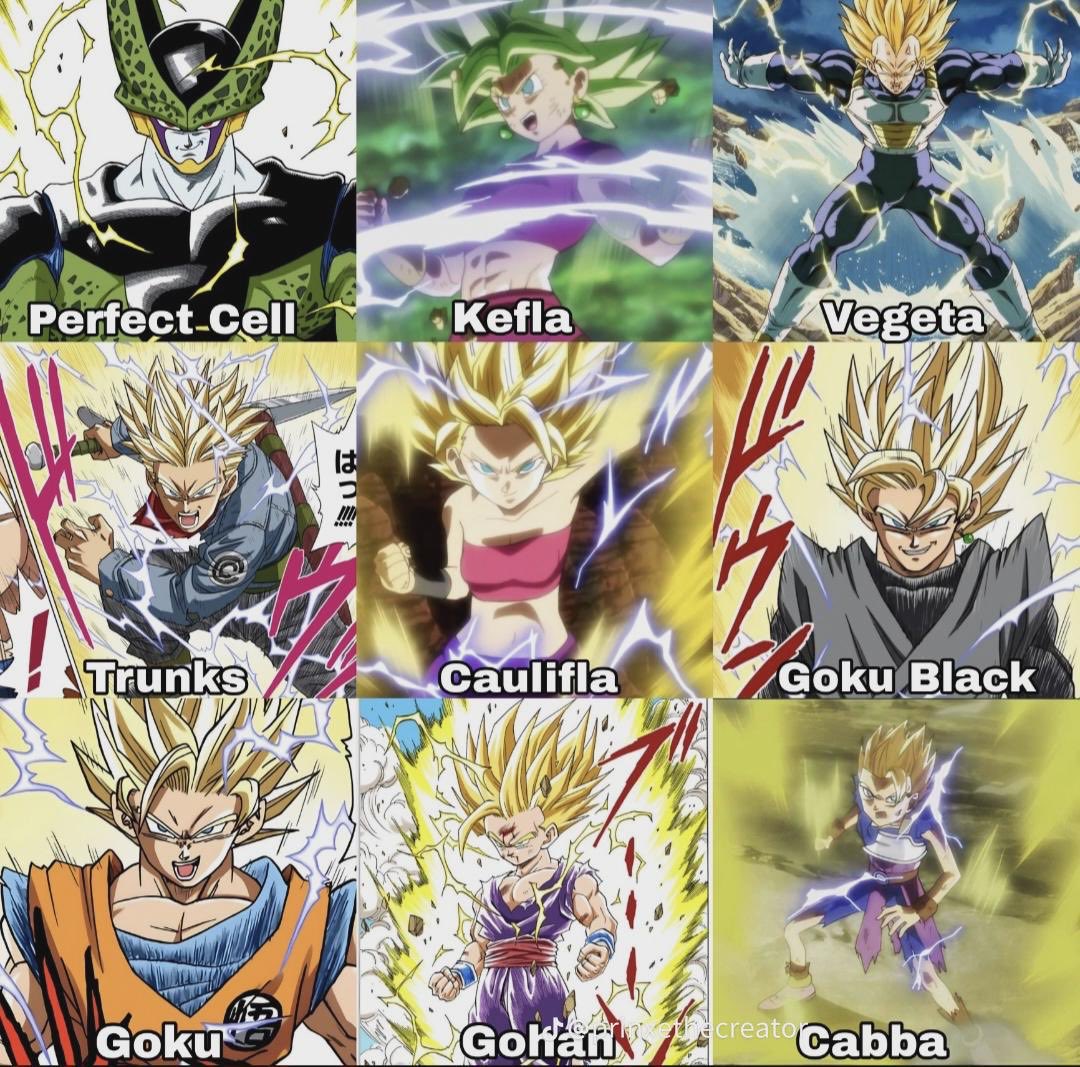 DBZSquad_'s tweet image. Who looks the best in SSJ2 among these characters?