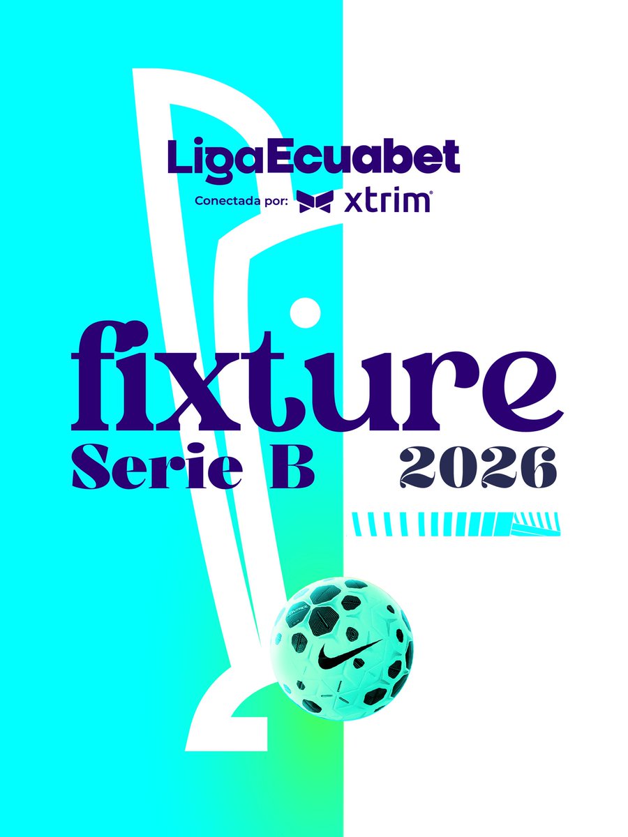📍Presentamos el fixture de la Liga Ecuabet - Fase Inicial Serie B ⚽️

Link: ligapro.ec/calendario 

#LigaEcuabetConectadaPorXtrim #SerieB 🇪🇨💯