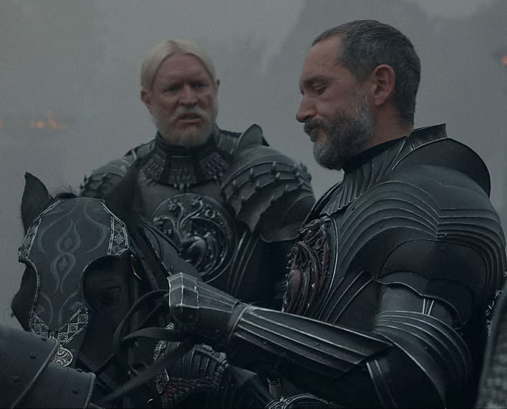 he’s pouting cuz his wife is yelling at him