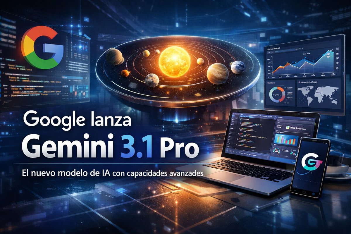 El lanzamiento operativo de Gemini 3.1 Pro redefine hoy la frontera de la Inteligencia Artificial. Con un 77.1% verificado en ARC-AGI-2, presenciamos un salto disruptivo en razonamiento lógico y estructuración de código complejo. Esta nueva arquitectura es el catalizador