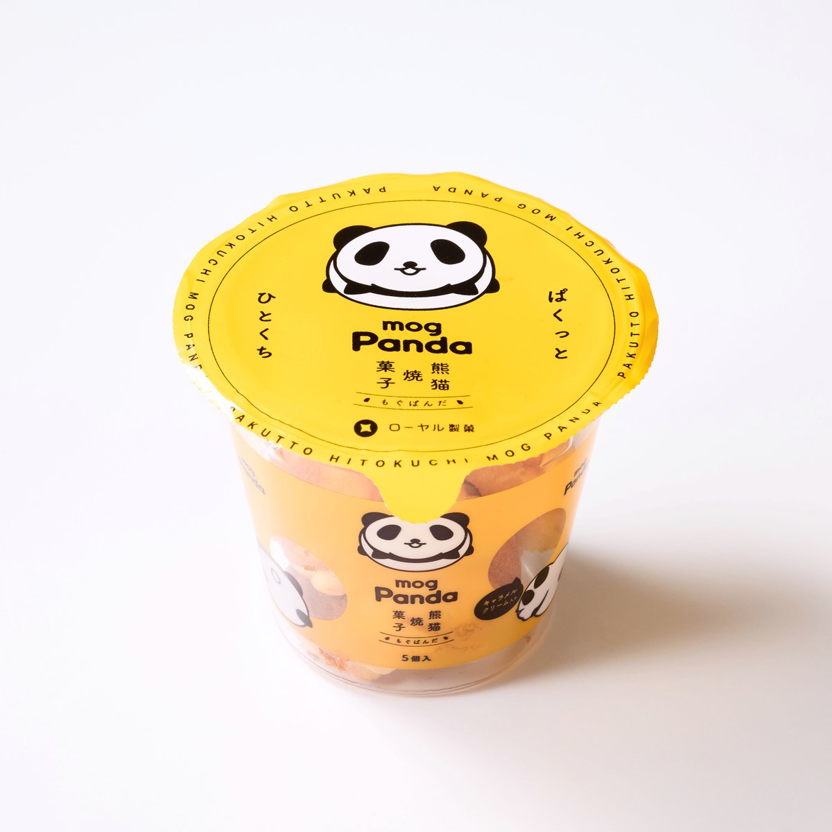 新登場 mog Panda ひとくちベビカス［キャラメルクリーム］ ぽてっと