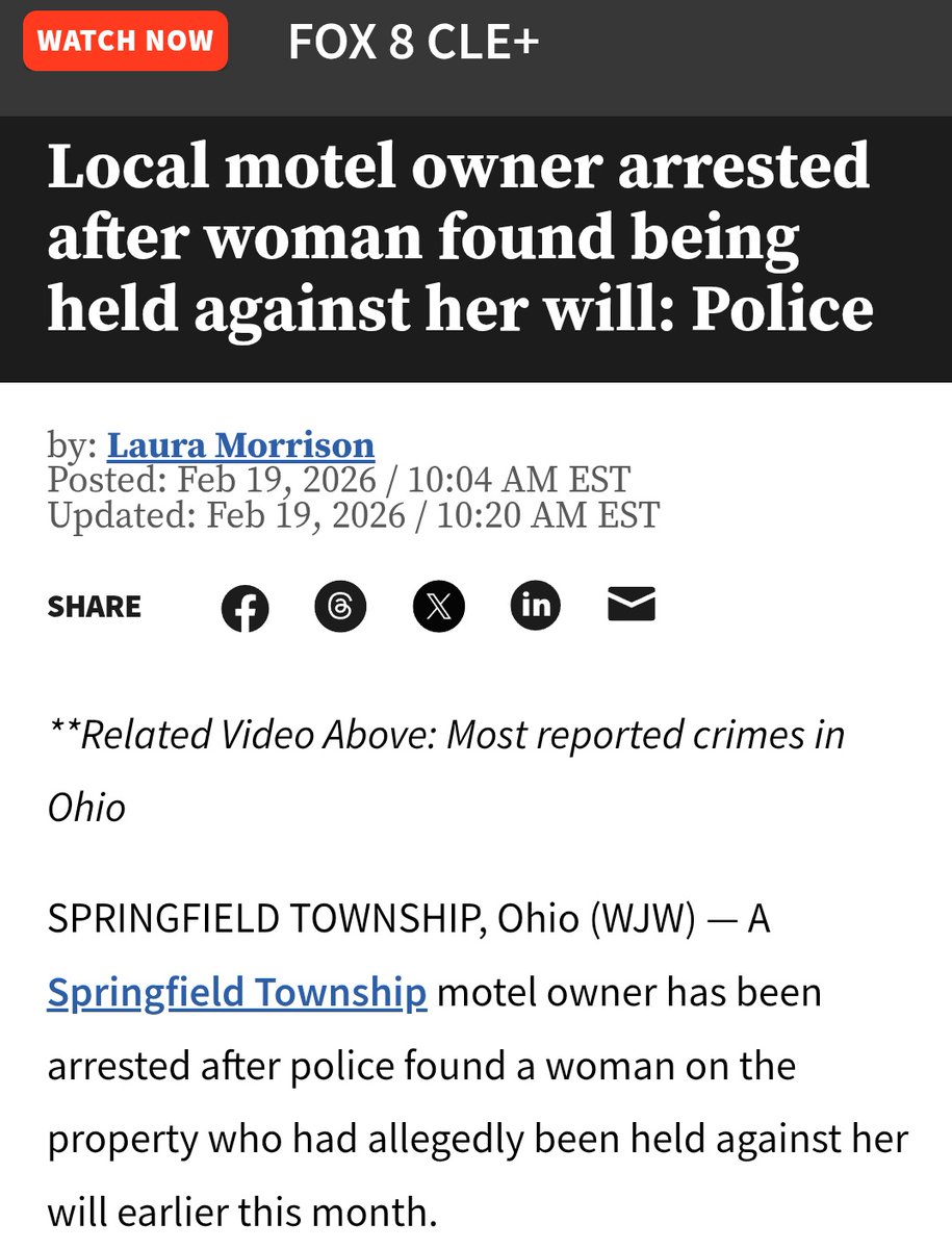Indian national hotel owner was arrested in Springfield Ohio, after a woman was found being held against her will.

After finding tampered motel records, police said the owner of the motel, 64-year-old Dipakkumar Patel, was found to have withheld “critical information” that would