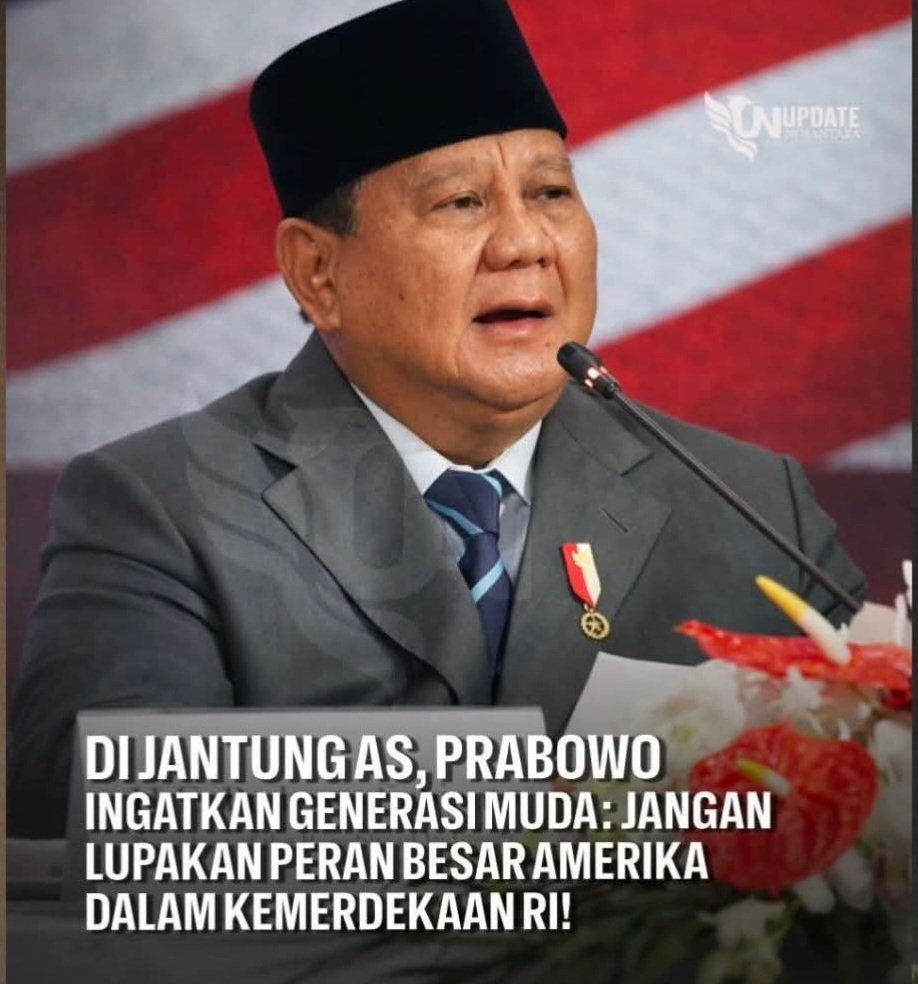 Tahun 1945 Amerika menolak kemerdekaan Indonesia.

Apes banget negeri ini punya presiden.