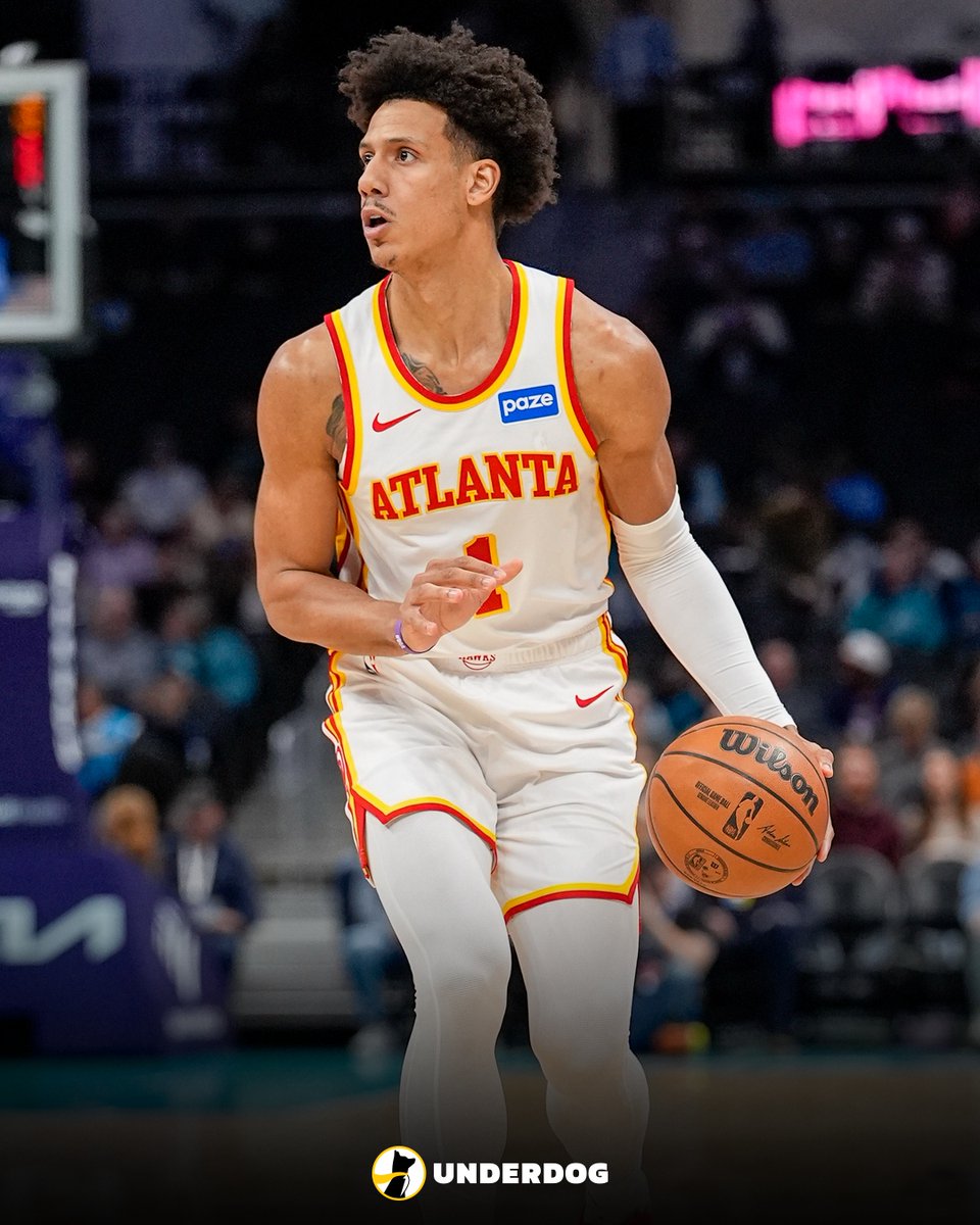 Jalen Johnson last 6 games:

27.7 PPG
11.7 RPG
9.7 APG
2.2 SPG