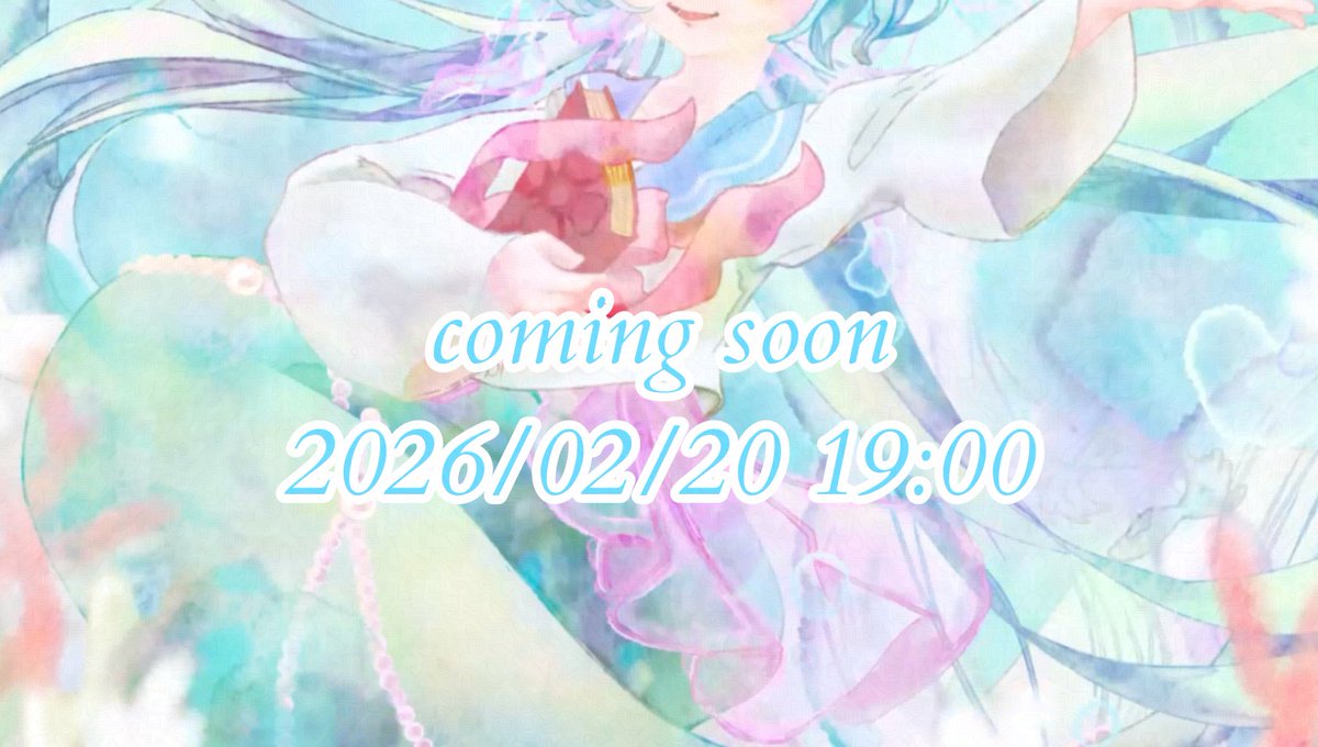 Merepupu's tweet photo. coming soon…
 #ボカコレ2026冬ルーキー https://t.co/nz1azyvdKR