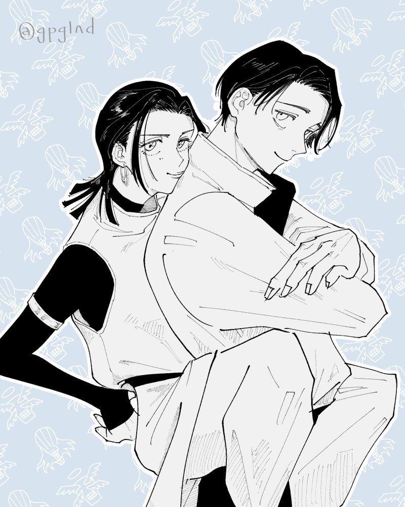 おらおやこ　の単行本3巻表紙がだ〜い好きなので、謎時空じじまごで再現しました絵