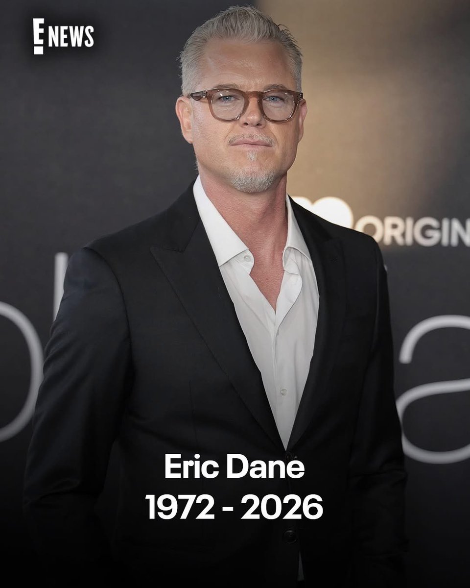 nflmichele's tweet photo. RIP McSteamy. Too young. #ericdane #mcsteamy https://t.co/DmwrkaJsy8