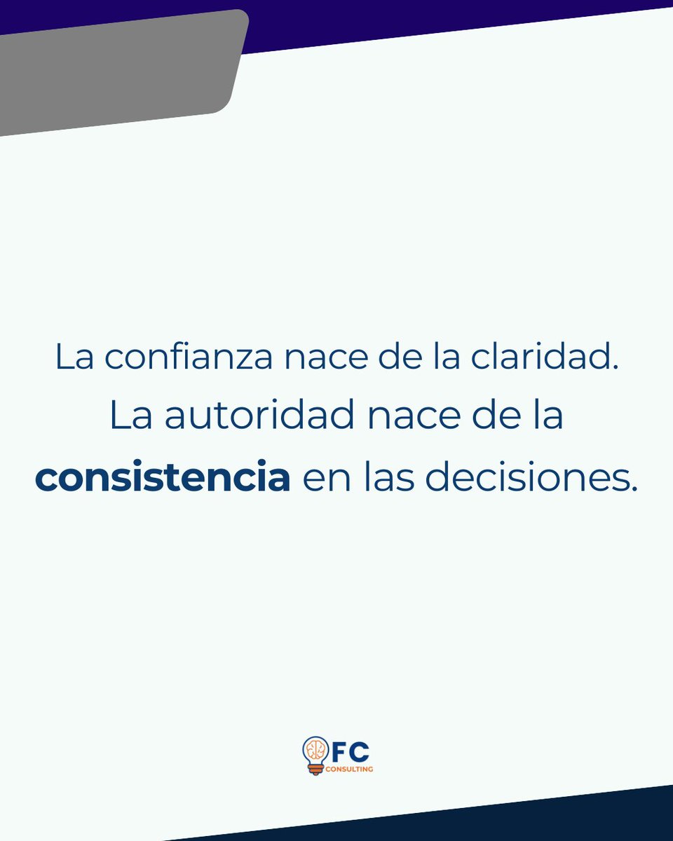 La consistencia no aparece en calma; se confirma bajo presión.

#MarcaPersonal #Liderazgo #Estrategia #Neuromarketing #Dirección #FCConsulting