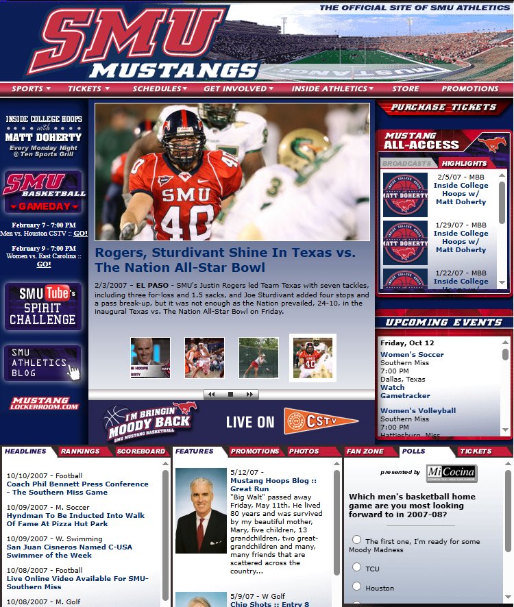 SMU Athletics Archives tweet media