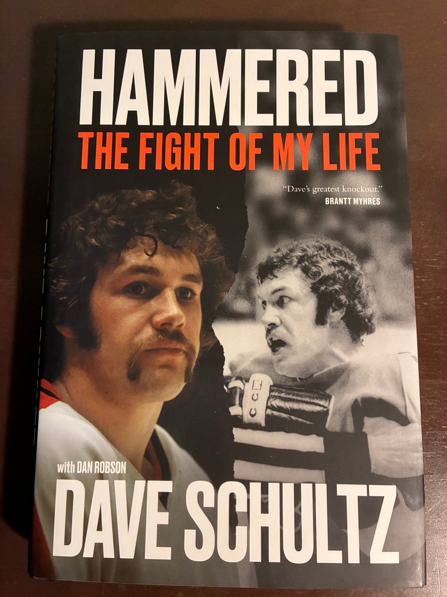 EastVanPhilly1's tweet photo. I just started this one. It’s well written with candid and captivating stories. Definitely a page turner. 👍🏻🏒📖
#GoodReads #BookTwitter #books #HammeredTheFightOfMyLife #TheHammer #DaveSchultz #Flyers #BroadStreetBullies #hockey #NHL https://t.co/Y5AyCnUkjp