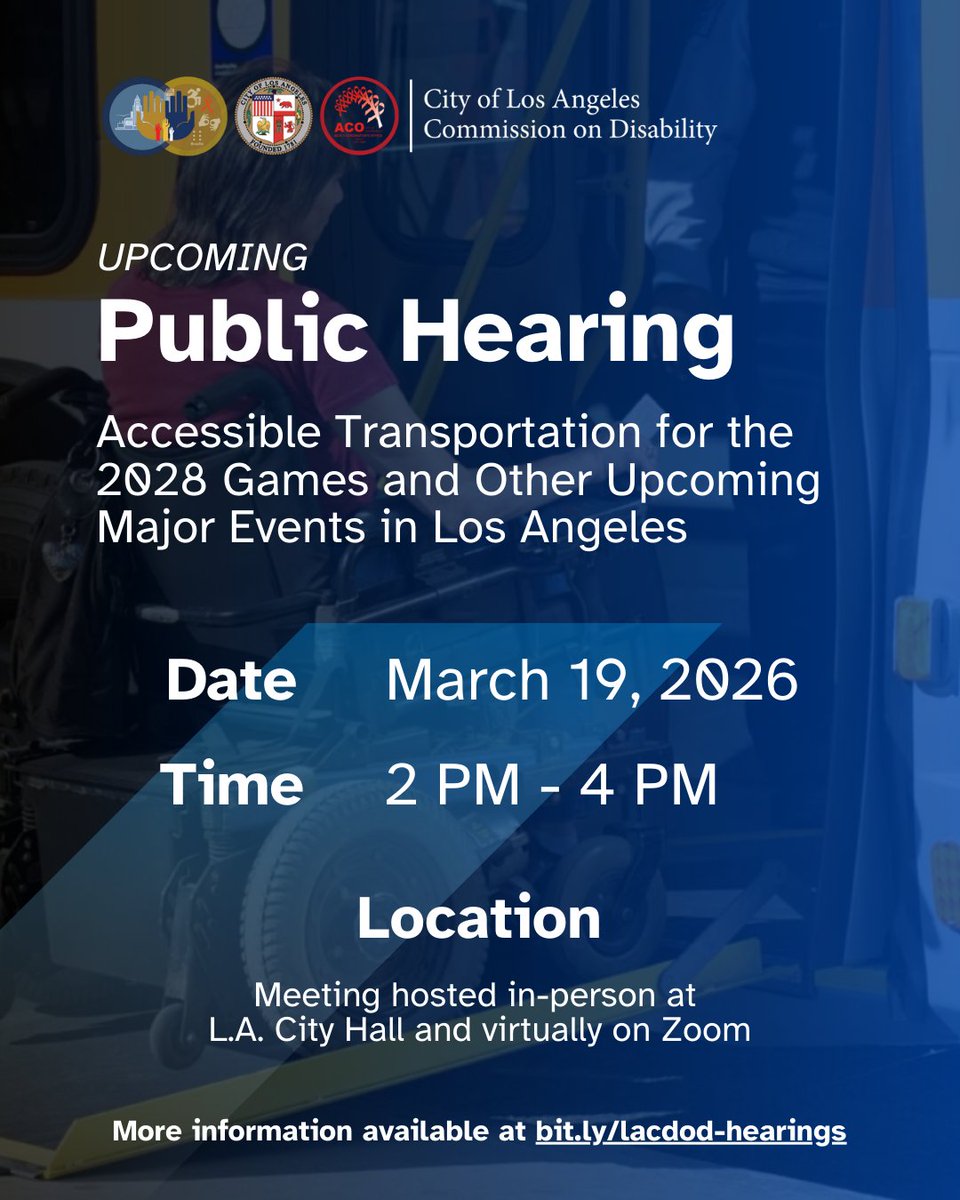 City of Los Angeles Department on Disability tweet media