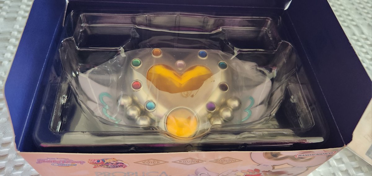 Eternal Brooch Proplica Transformation phrase on the bottom lid of