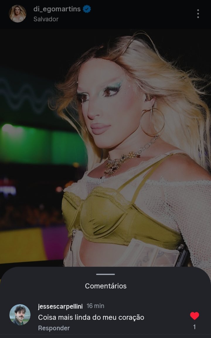 que fofo o comentário do jessé pra diego 🥰❤️
