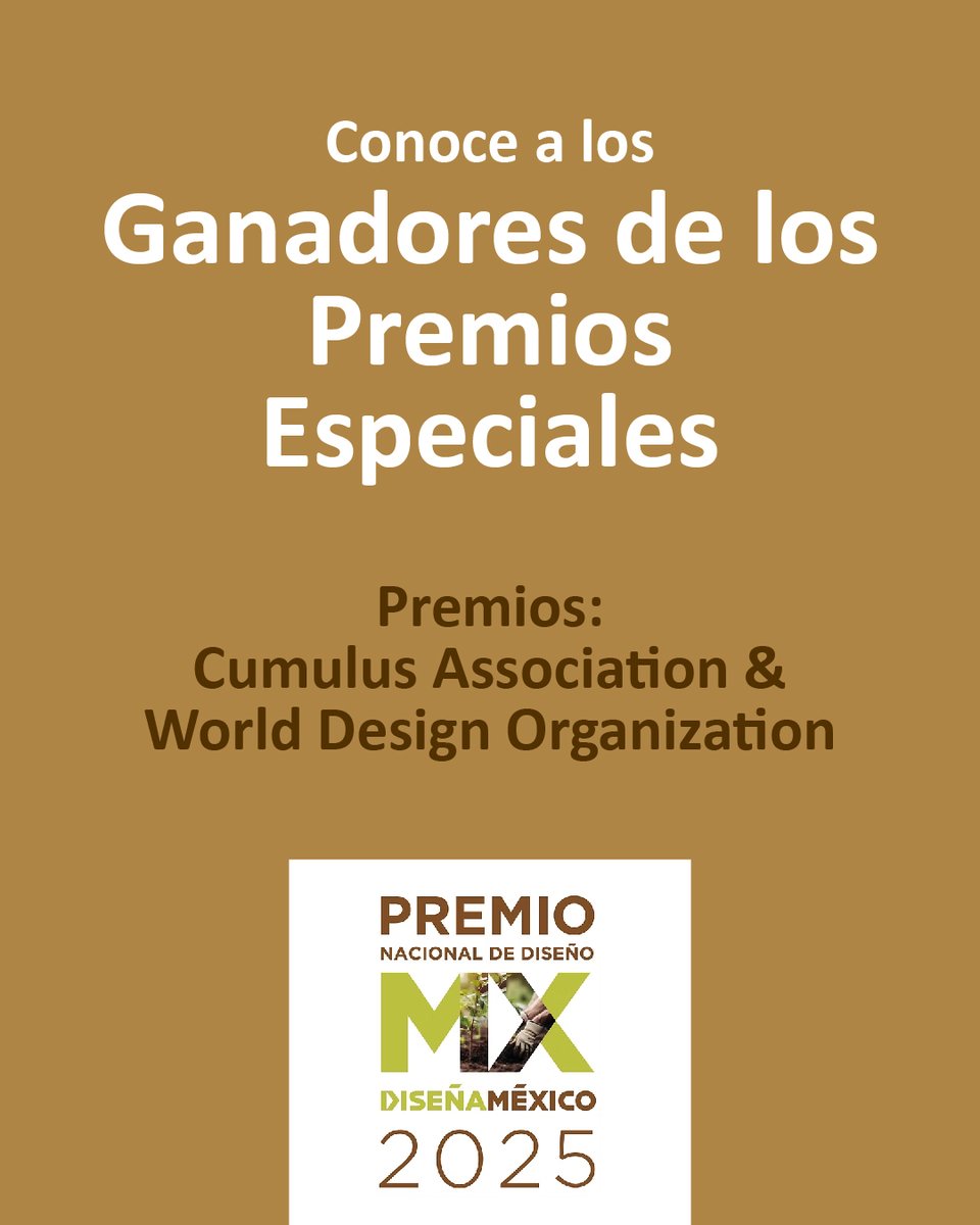 PremioDisenaMX's tweet photo. https://t.co/4YOsKlC0AW
#PremioNacionaldeDiseño #DiseñaMexico
#ReconocimientoalTalentoMexicano https://t.co/xxfHeEvWBQ