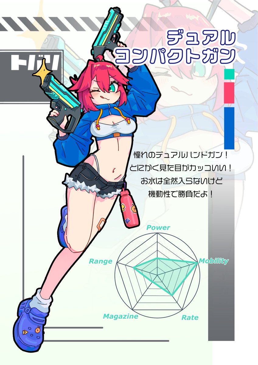 mocom3310's tweet photo. #自分で生み出した一次創作オリジナルキャラを流そう

元気いっぱい体力オバケのレフティギタリストです！ https://t.co/Eh2YBhnvQh
