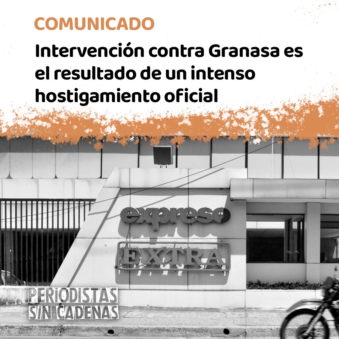 🚨#ATENCIÓN I La Fundación <a href="/SinCadenasECU/">Fundación Periodistas Sin Cadenas</a> rechaza la intervención a Granasa y cree que esta disposición crea un peligroso precedente para la libertad de expresión en 🇪🇨 y alerta sobre el giro autoritario del Gobierno y su relación con la prensa. periodistassincadenas.org/intervencion-a…