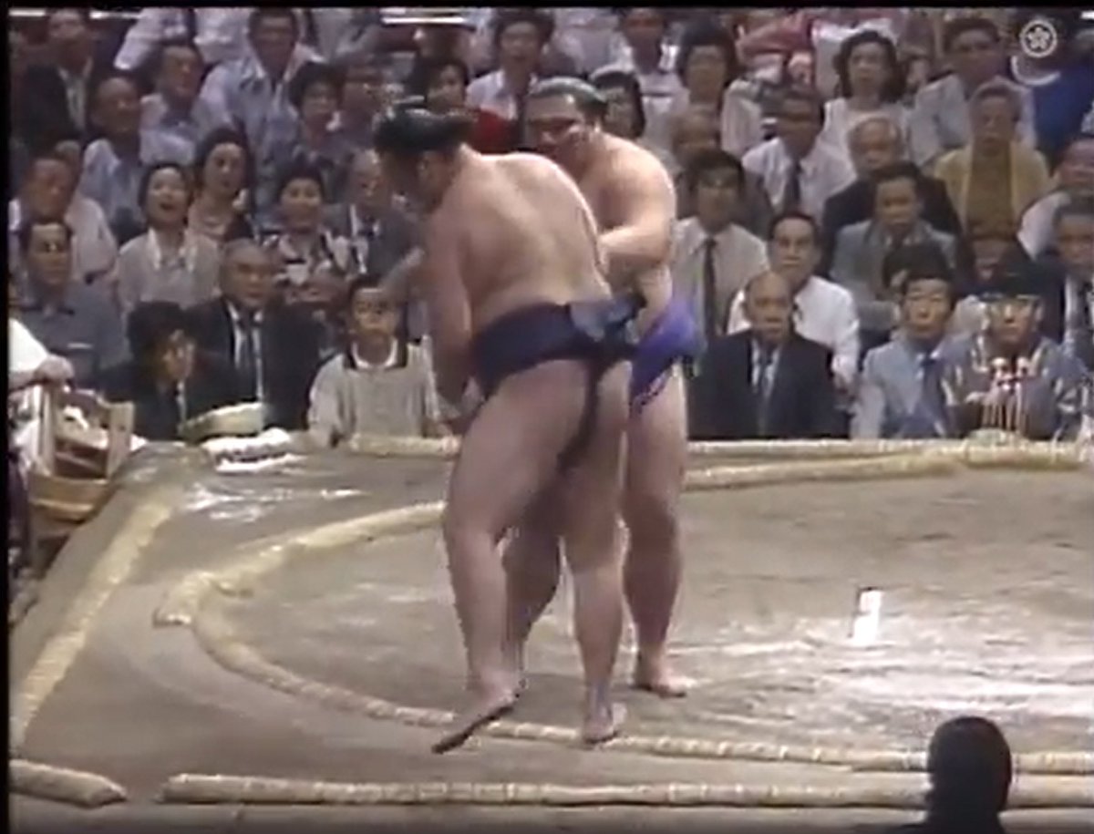 アーカイブ場所】 昭和60年五月場所 十一日目。 幕内十両戦3取組を