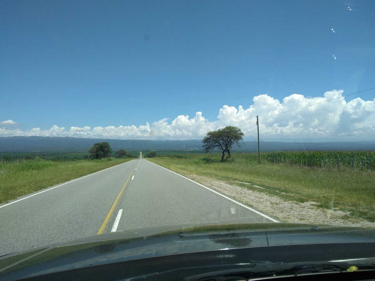 #EspejismosRuteros  Una cordillera de nubes en #LaPampa