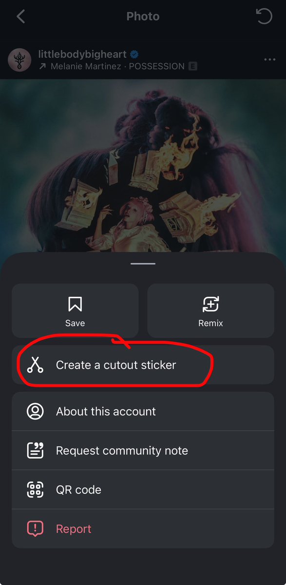 This a cool new feature added to insta you can now make stickers from posts!!! -After you create the sticker you can use it in posts, chats and as well your own stories as well!!!