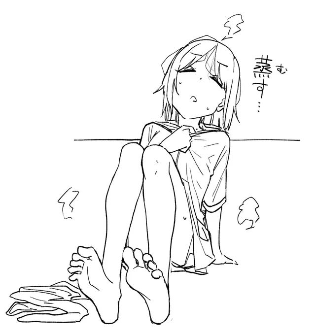 蒸れ蒸れな女の子 