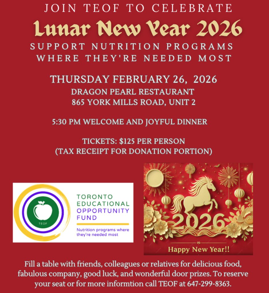 Toronto Educational Opportunity Fund (TEOF) tweet media