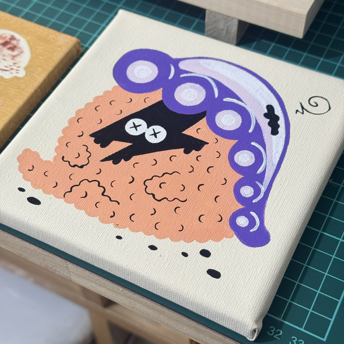 ナカオ☆テッペイ　手描き おしらせ】 2月21日（土）オンラインで 12時頃〜販売予定です☺️ この