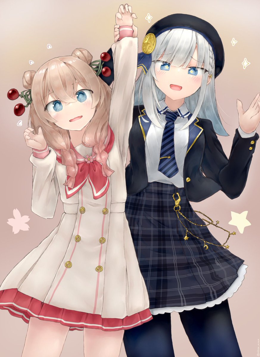 nkzx_xxxx's tweet image. 今日も妹は可愛いすごい　妹「妹よりお姉ちゃんはしゃいでる」　#彩澄しゅお　#彩澄りりせ