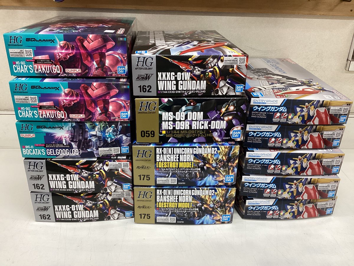 プラモデル情報 本日入荷分 15時より販売開始します ー家族様、各商品1