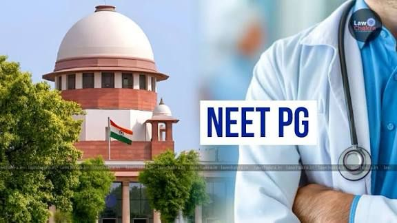 LawChakra's tweet photo. #mentioning [MENTIONING] (NEET-PG)

Counsel: My Lords, this concerns the NEET-PG matter relating to reduction in eligibility criteria. Your Lordships had passed a common order on February 6 in my matter and two connected matters. I request that my case also be listed with the main matter.

(Mentioning noted before the Bench comprising Justices P.S. Narasimha and Alok Aradhe.)

Court: The matter is directed to be listed along with the NEET-PG case on Monday.
#supremecourt #neetpg2026
