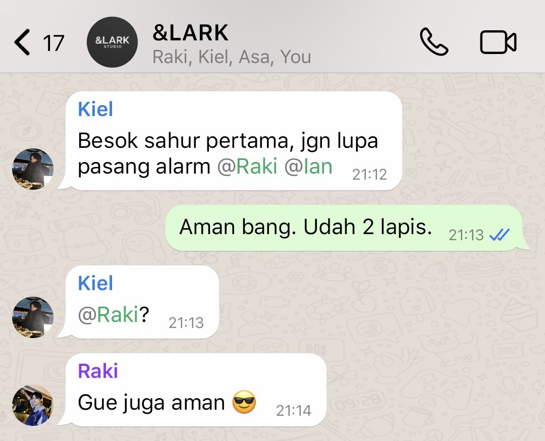 ayurianna's tweet photo. &amp;TEAM local AU edisi Ramadan 🌙 Featuring Ian (EJ), Kiel (K), Asa (Jo), Raki (Maki). Sahur belum mulai tapi grup chat udah chaos 🫠 https://t.co/WGMzuepOib