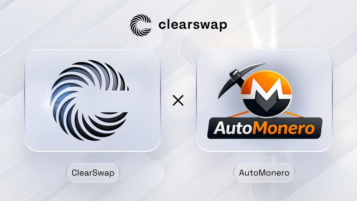 Partnering with <a href="/AutoMonero/">AutoMonero</a> from the Monero ecosystem 🤝

AutoMonero is a cross-platform, automated Monero mining suite that makes setup simple and accessible even without technical knowledge — powered by <a href="/Squad_Swap/">SquadSwap 🐰💱</a>.

Working together to contribute to the broader $XMR space 🫡