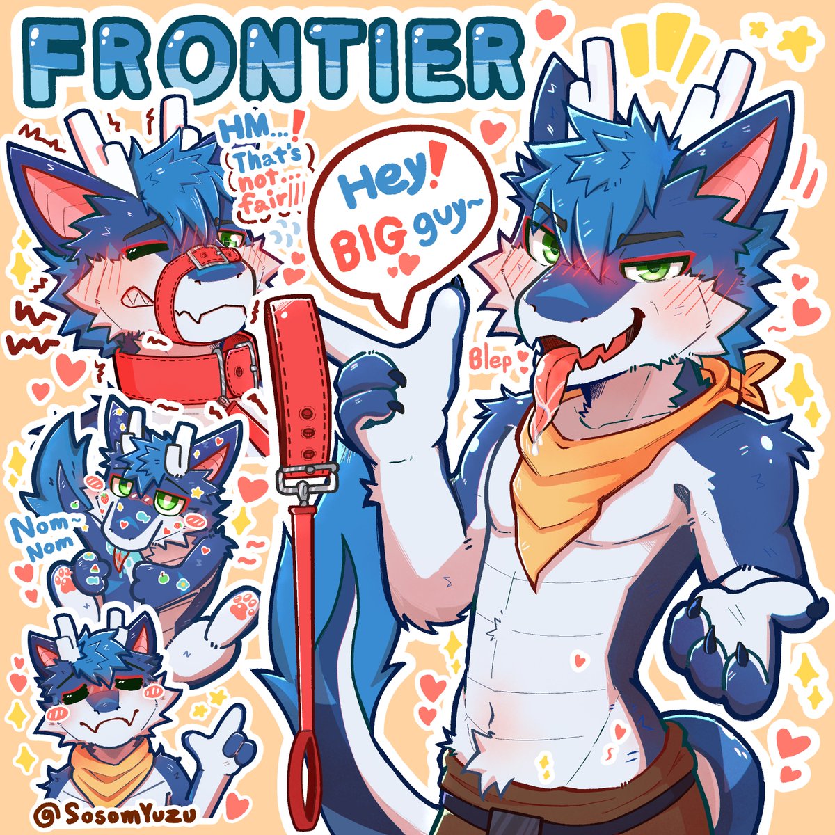 SosomYuzu's tweet photo. CM for @furontiers 🐉💙 https://t.co/ZGGrS0HCPb