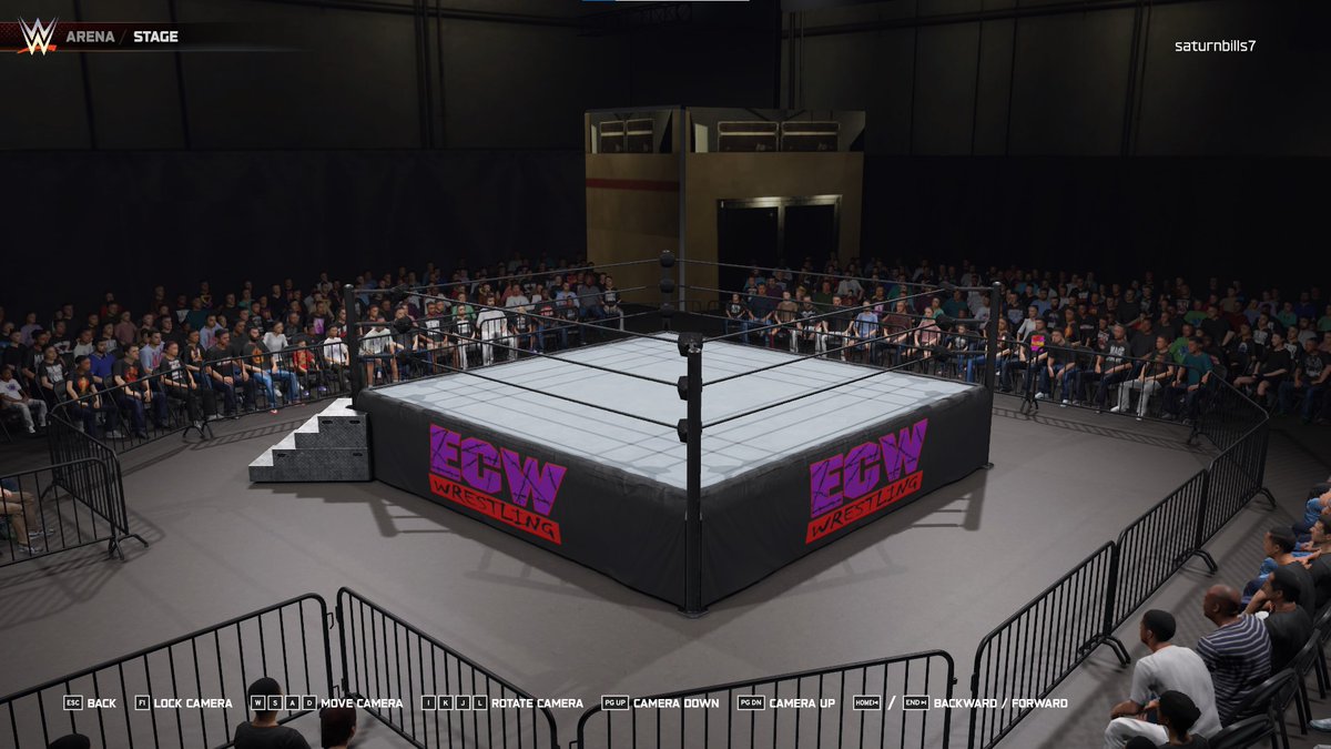 ECW 2300 Arena coming along just gotta resize some textures for this game #WWE2K25