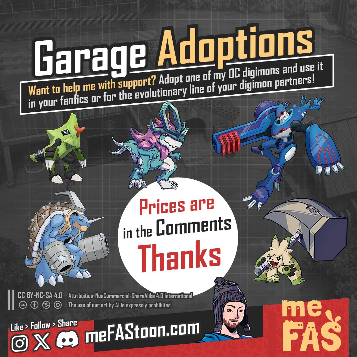 meFAS | Digital Artist | Digimon | Commission tweet media