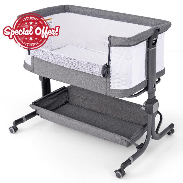 shopMatrixNet's tweet image. #COSTWAY Baby Bedside Crib, 6-Level Heights Adjustable Bassinet with Mattress, Storage Shelf, Lockable Wheels, Carry Bag, Newborn...
#shopmatrix #BabyProducts #Bassinets #BedsideCots #Furniture
🔗 shopmatrix.net/l/o7z