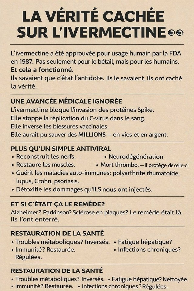 voila  pourquoi ils avaient  interdit  ce médicament    la sorcière de Buyzin  et les  mafieux  a la botte  de big pharma   sont des criminels