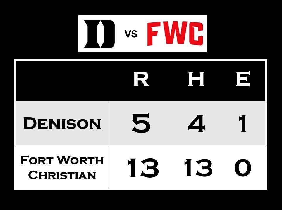 Denison High School Baseball tweet media