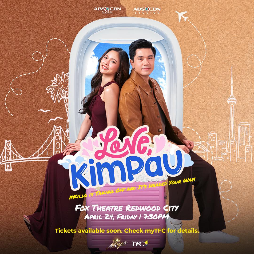#KimPau is crossing continents to be with their beloved fans in the US and Canada! 🇺🇸🇨🇦✨ SAVE THE DATES! The ultimate kilig experience is coming your way this April and May! ✈️💕

🗓️ April 24, Friday | 7:30 PM
📍 Fox Theatre, Redwood City

<a href="/prinsesachinita/">kim chiu</a> <a href="/mepauloavelino/">PAULO</a>