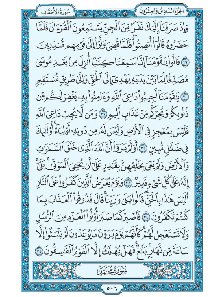 القرآن الكريم [ ص : 506 ]