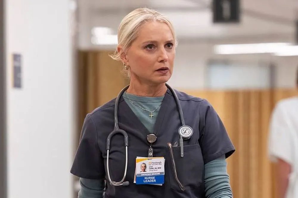 Katherine LaNasa reminding us tonight why she won that Emmy last season and why she absolutely deserves another one. The little ways she tries to bring dignity and comfort to this cold exam. It's handled with such care and it's (another) incredible performance. #ThePitt