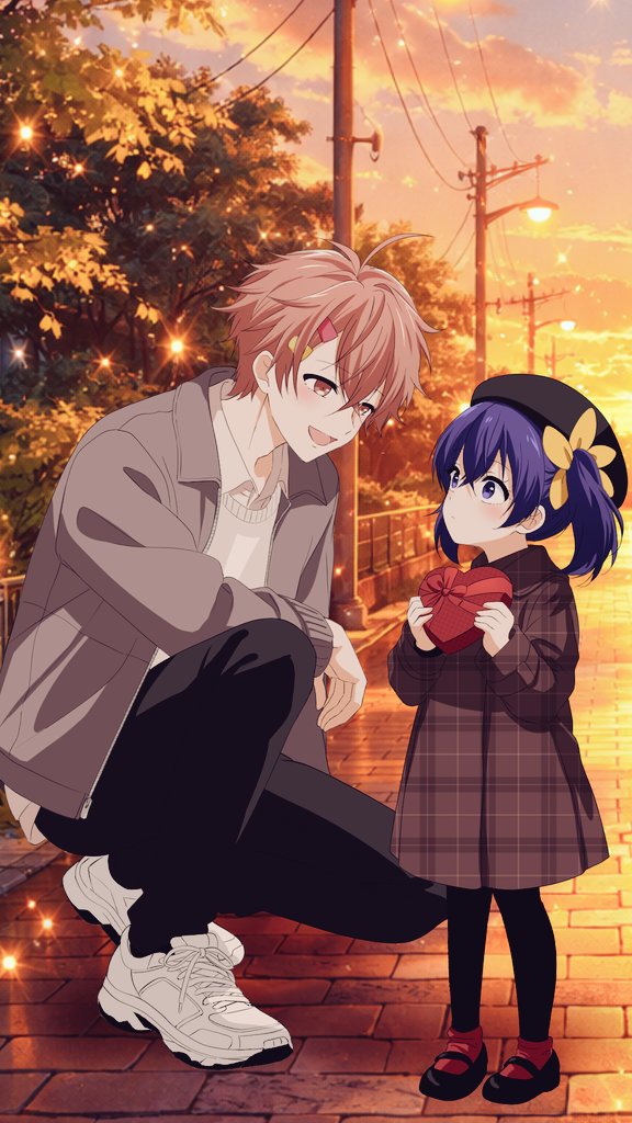 今日、僕とるるちゃんの動画がアップされるって❣️ ボイス付きだよ