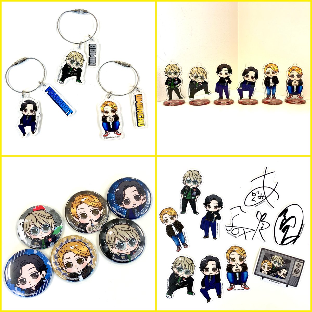 『父ノ背中 第2弾』が販売中！！ウェブポン限定グッズがハズレなしで必ずどれか当たる！3/1(日)23:59までの期間限定販売なのでお見逃しなく！複製サイン入りトートバッグが当たるフォロー&amp;リポストキャンペーンも実施中！！詳細はコチラ→webpon.net/shop/TTNS/plan… #父ノ背中ウェブポン