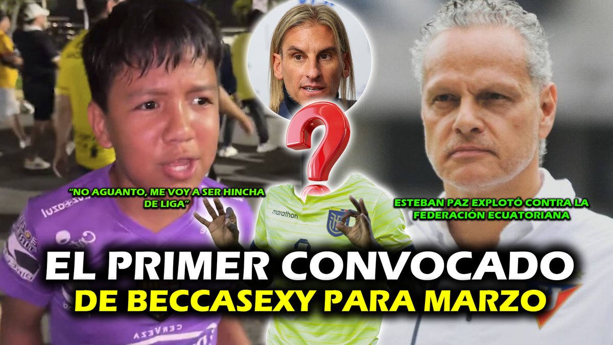 ¡EL PRIMER CONVOCADO DE BECCACECE PARA MARZO!

MIRA EL NUEVO VIDEO AQUÍ: youtube.com/watch?v=pMOs_q…