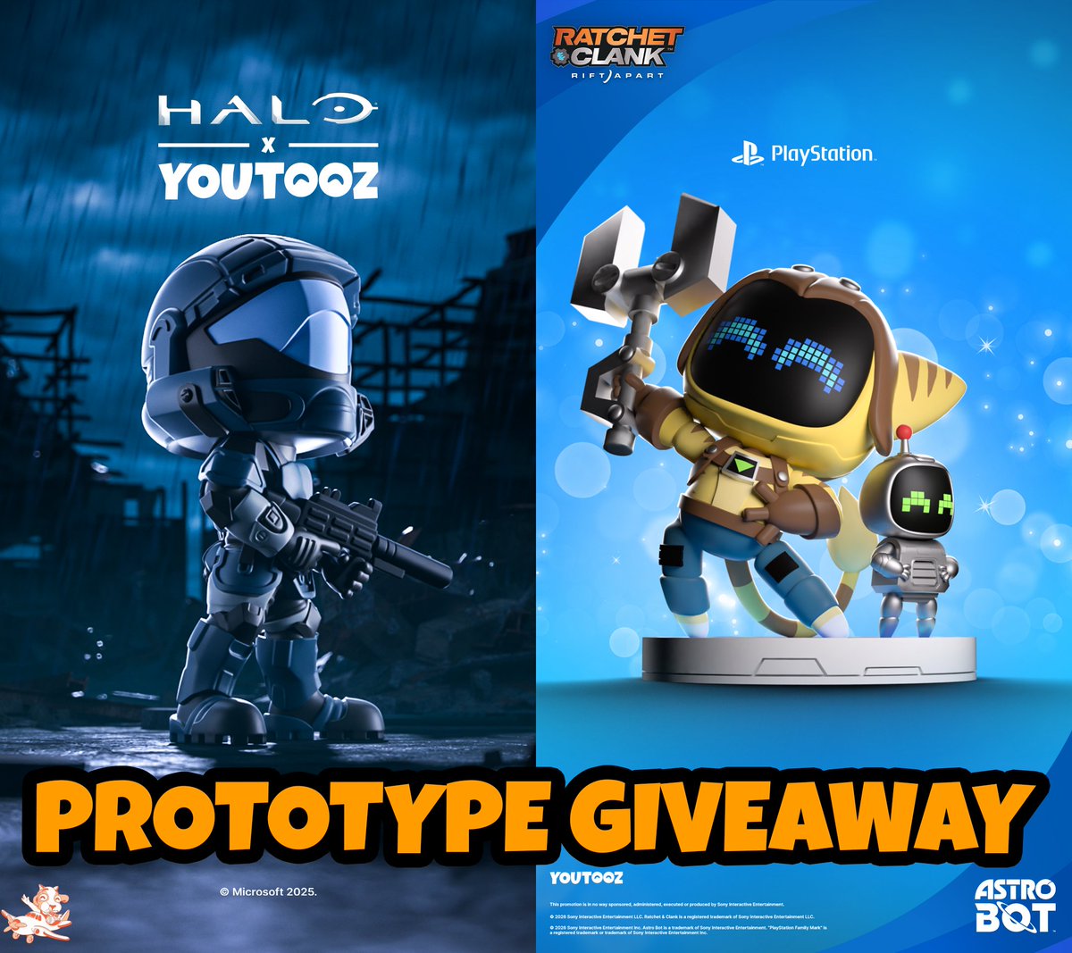 it's once again time for a PROTOTYPE GIVEAWAY!

for a chance to win one of two ultra rare prototype figures:

like + comment + retweet 💙💬♻️

2 lucky winners will be selected Feb 24th!

1 for Halo ODST and 1 for Tooled-up Mechanic 🎁