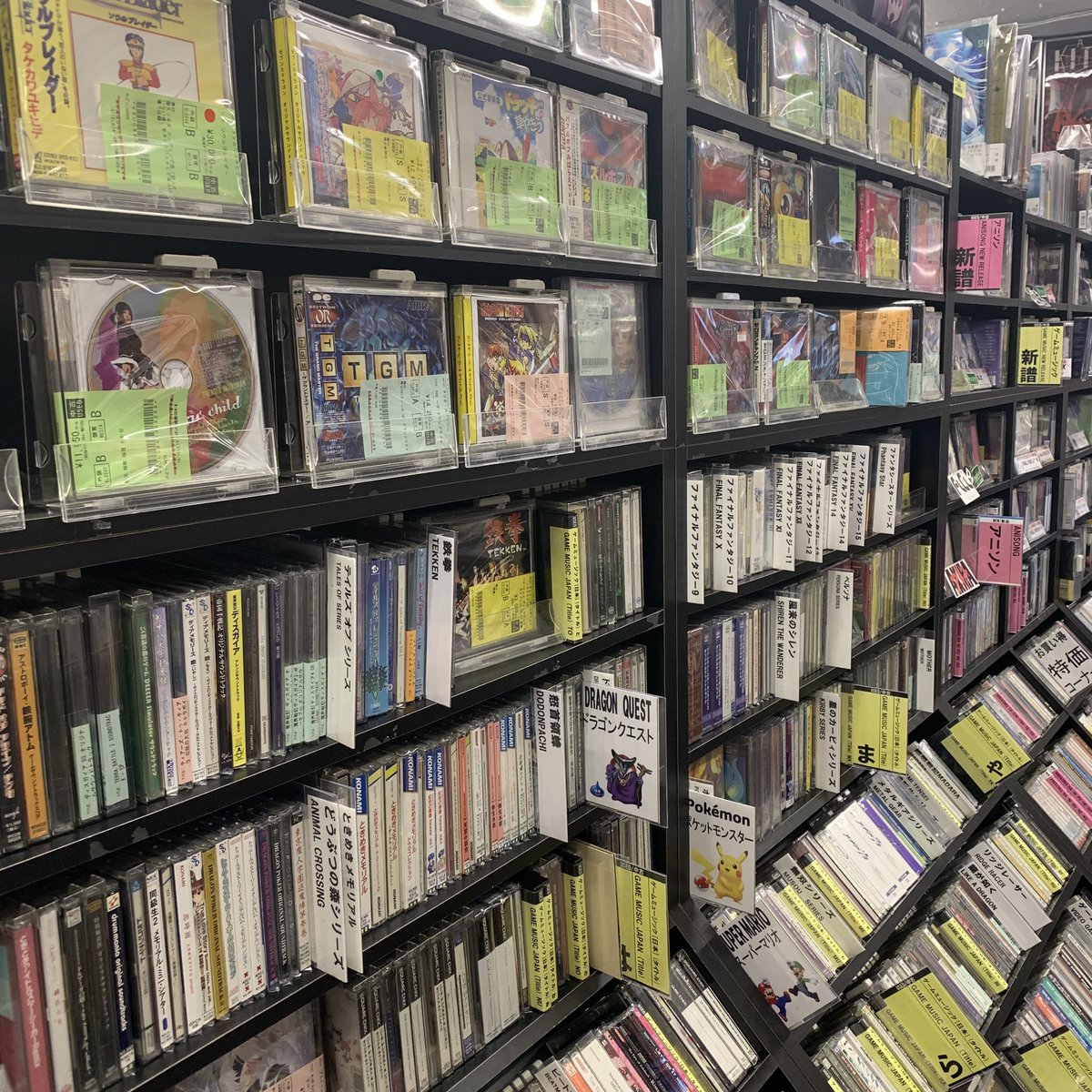 おはようございます🌞 アニソン•ゲームミュージックストア、オープン