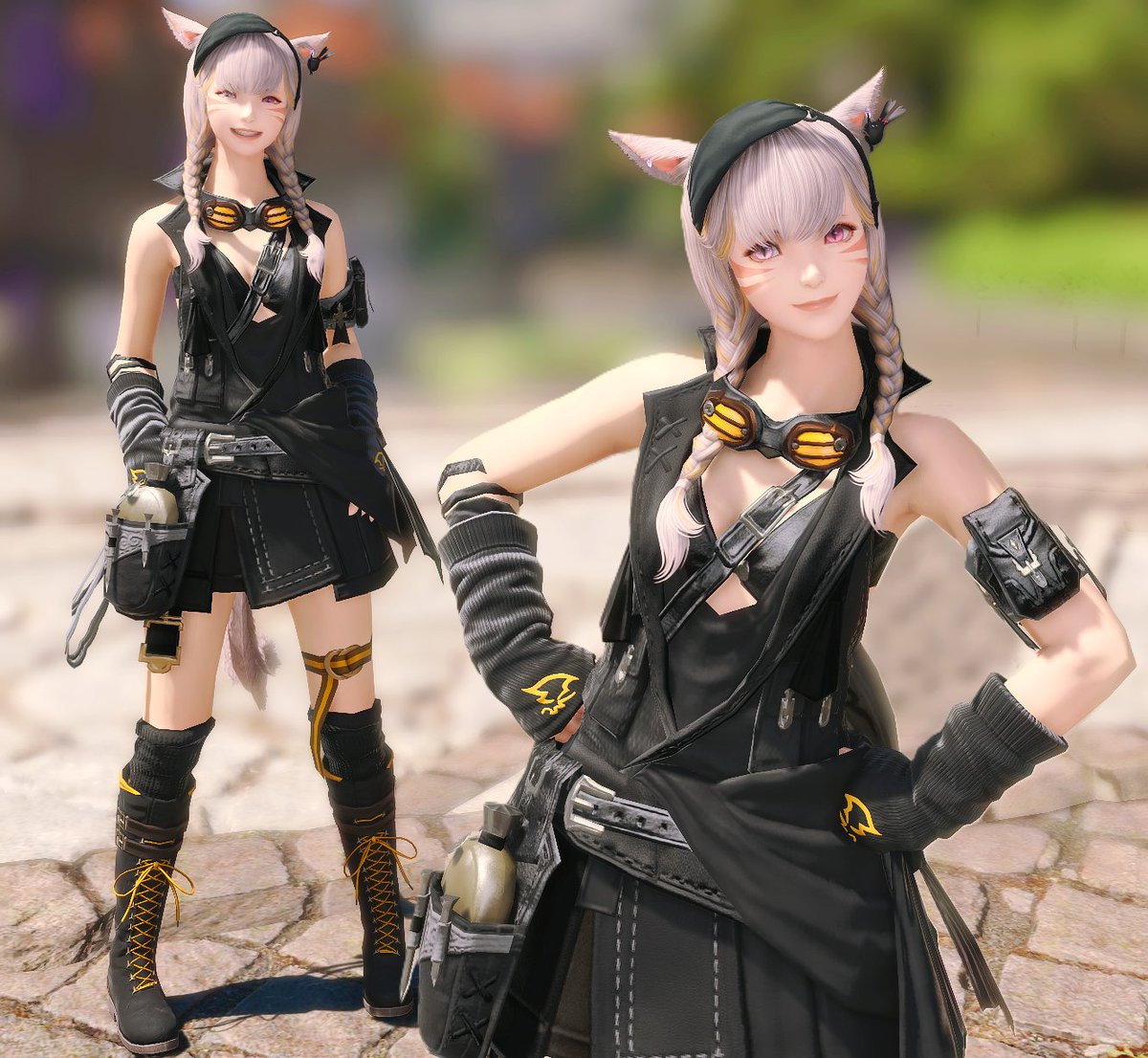 TLで見かけてかわいいなと思ったので少しだけ自分好みにアレンジした🍊✨

＃ミコッテ　#FF14SS　＃おはみかん　＃おはミコ
© SQUARE ENIX