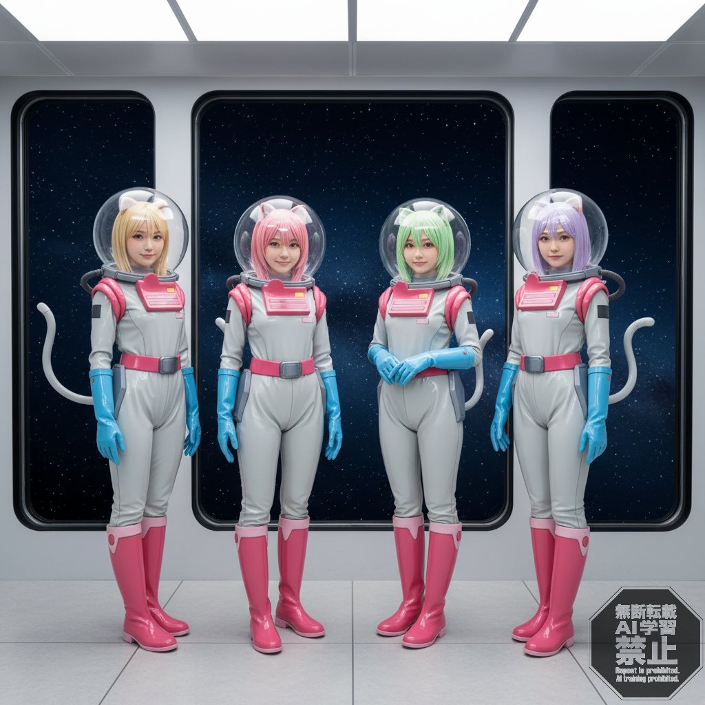 ねこ娘宇宙戦争 | 鈴談 #pixiv pixiv.net/artworks/94416… 
鈴談さん<a href="/verdun1916gew98/">鈴談</a>の作品 
『ねこ娘宇宙戦争』から実写化
#宇宙服 #ぴっちりスーツ #パイロットスーツ #spacesuit #bodySuit #pilotsuit