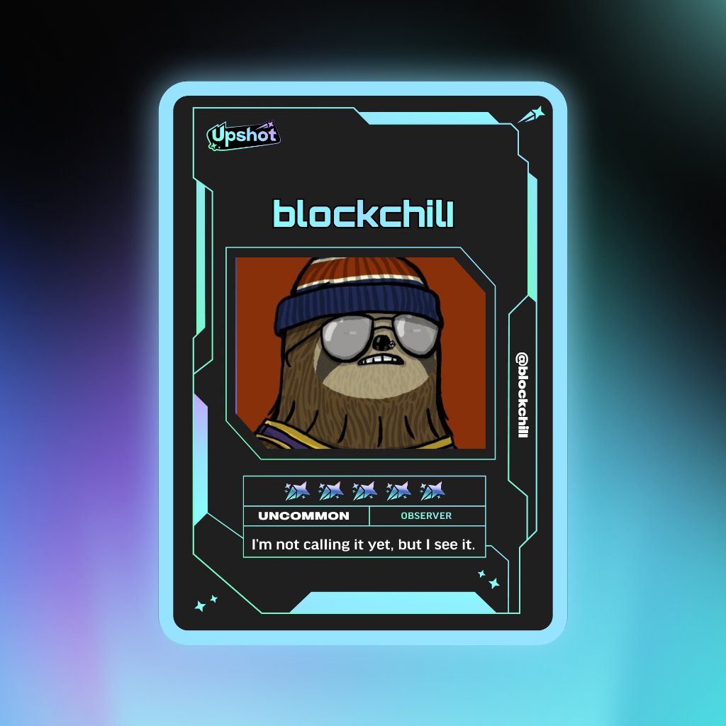 blockchilI's tweet photo. Just ripped my Predictor Card!

Ready to claim instant cash prizes, free packs and more.

Welcome to Prediction Play on @upshot_cards

Your turn
https://t.co/73Mdv1BJGv https://t.co/zoKnHA4nm9