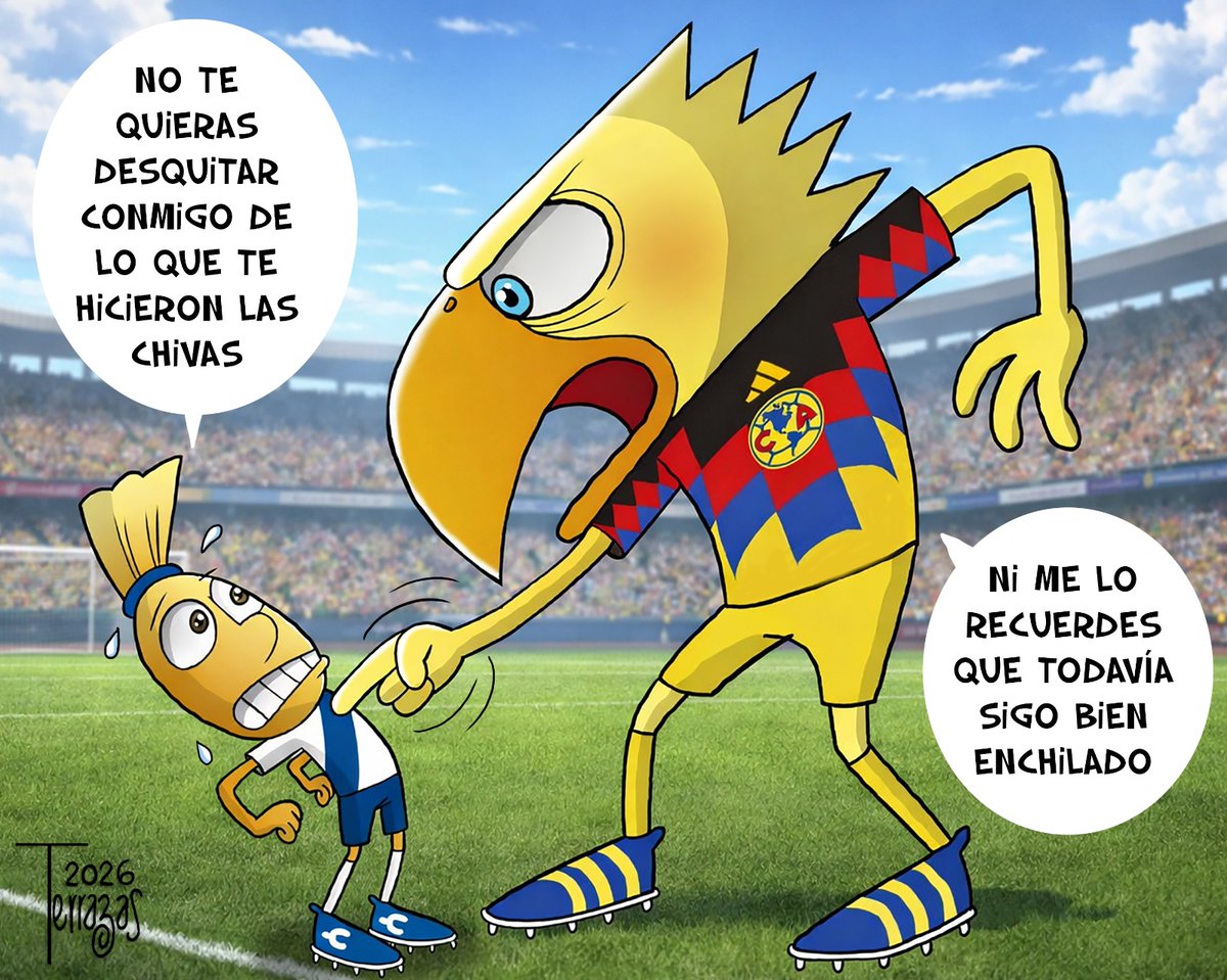 ¿Será que 'El Ave de las Tempestades' resurge en el Cuauhtémoc? 🤔🦅

🎨#ElHumorDeTerrazas por <a href="/juanterrazas/">JUAN TERRAZAS</a>   

👉 goo.su/jzBLoR